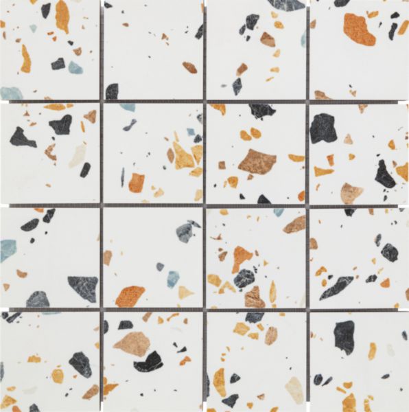 Grès cérame émaillé Barwolf Flakes XS funky mosaique 30 x 30 cm Réf. KEG-23070