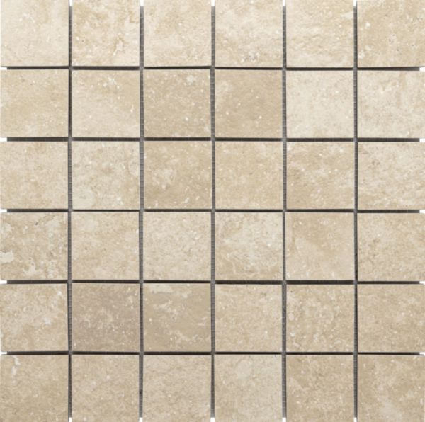 Grès cérame émaillé Barwolf Ontario beige mosaique 29,8x x29,8 cm Réf. KEG-23111