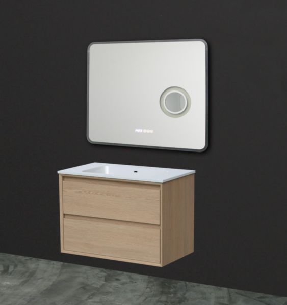 Miroir Alterna SEOUL lumineux LED retro éclairé L80 cm H70 cm
