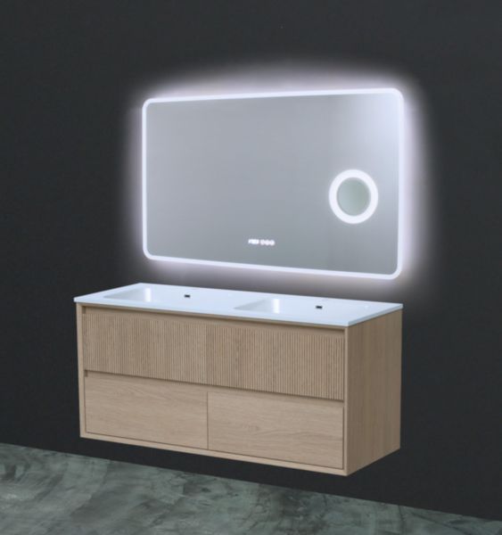 Miroir Alterna lumineux LED retro éclairé SEOUL 120x70cm