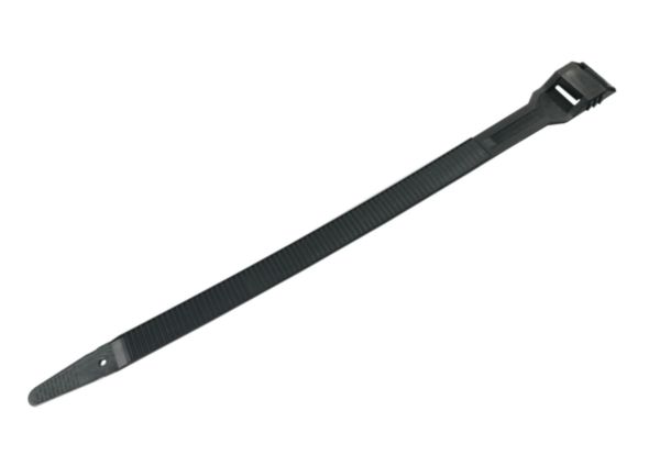 Collier d'installation PA 6.6 tête double 9 mm x 180 noir (boîte x 100) NOVIPRO