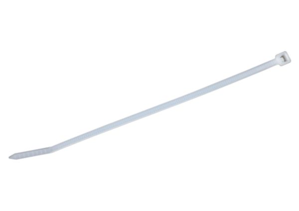 Collier de serrage blanc 3,6x200 (sachet x 100) NOVIPRO