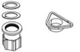 Kit de fixation pour mitigeurs 3 voies Alterna 4774220 et 4774221