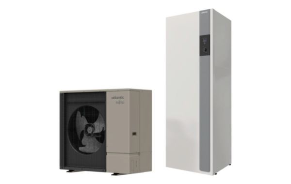 Pompe à chaleur split air/eau (60DC) 14 kW monophasée - Fluide R32 - chauffage et eau chaude sanitaire Réf 520563