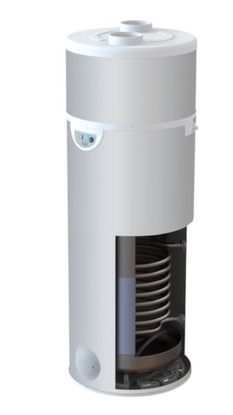 Chauffe-eau thermodynamique EDEL 270 air avec échangeur, sol Réf. 353431