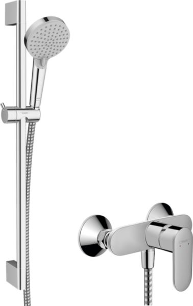Combiné ensemble de douche VERNIS BLEND et mitigeur mécanique Chromé Réf. 26957000