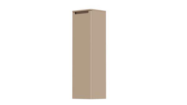 Demi-colonne Résonance L35 x P30,5 x H119,5 cm 1 porte finition Joli teint mat - Charnières à gauche Réf. 182102100003