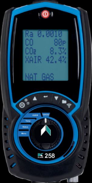 Analyseur de combustion et CO ambiant + sonde + chargeur + sacoche Réf. KANE158