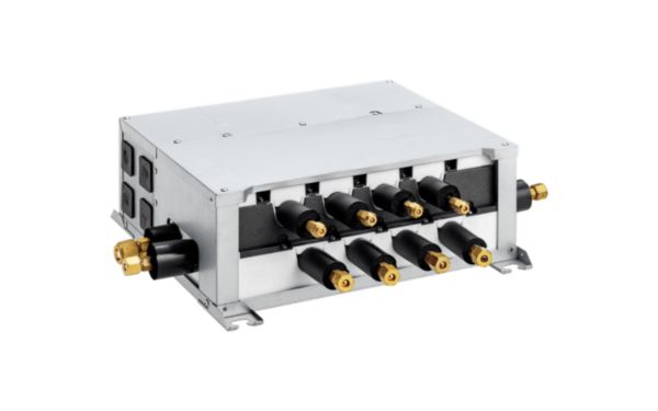 Boîtier 6 sorties compatible uniquement mini DRV R-32: PUMY-(S)M**KM Réf. PAC-MMK60BC