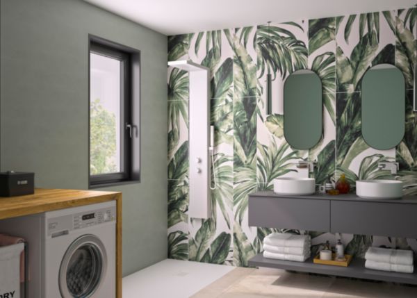 Panneau mural Kinewall Design 3 mm 125X250 jungle