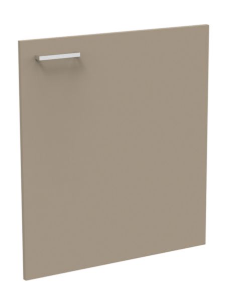 Porte de recouvrement pour réfrigérateur MRE intégrable, largeur 60 cm, finition argile Réf. PORO060D10