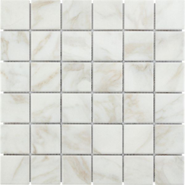 Grès cérame émaillé Arte Deco Pieralta or antidérapant mosaïque 29,7 x 29,7 cm
