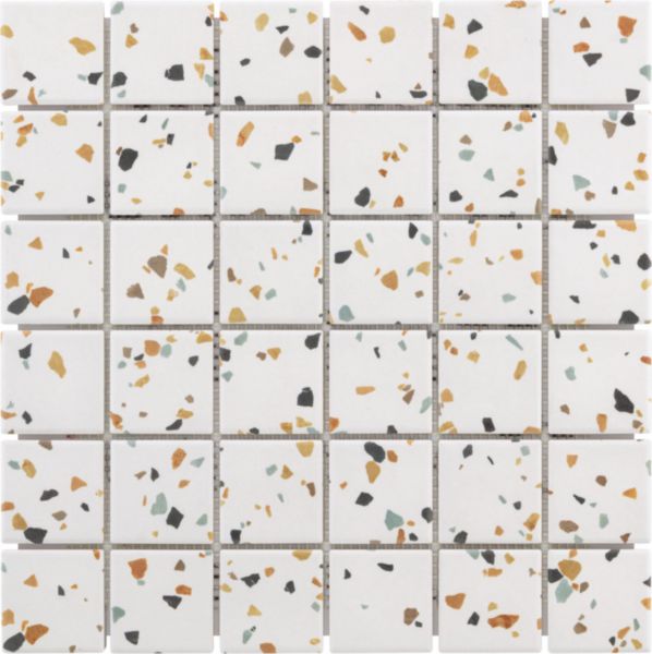 Grès cérame émaillé Arte Deco Picado caleido antidérapant mosaïque 29,7 x 29,7 cm