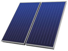 Pack solaire Astrea B - Chauffe Eau Solaire Individuel (CESI) : 3 capteurs - ballon préparateur ECS 300L blanc double échangeur (soutien primaire) - kit d'accessoires complet - fixation panneaux toiture inclinée Réf. PSOLECSP33