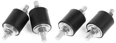 Amortisseurs cylindriques ALTECH essentiel 40 x 40 mm, charge : 100 Kg par amortisseur (lot de 4)