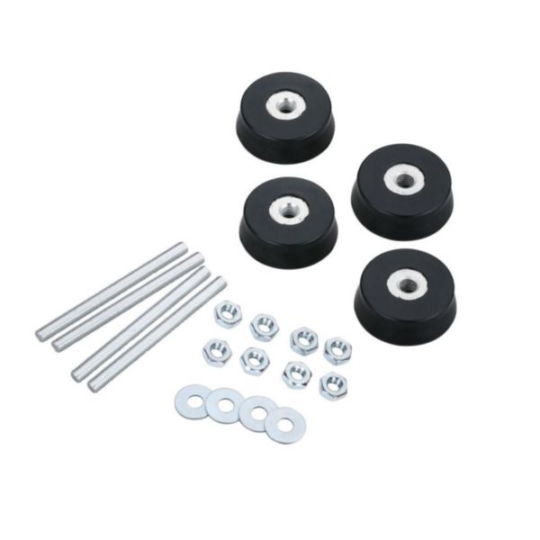 Plots anti-vibratiles ALTECH essentiel 56 x 20 mm, charge : 200 Kg par plot (lot de 4)