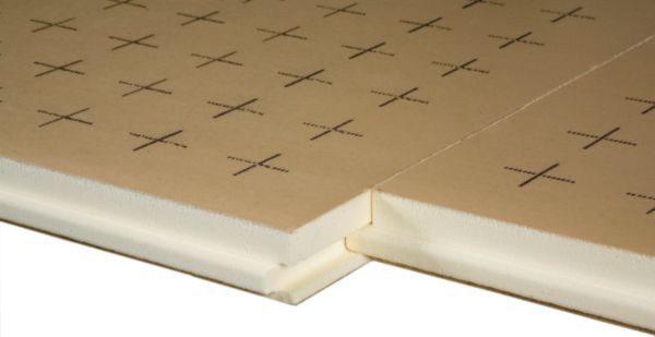 Panneau isolant ALTECH en mousse de polyuréthane pour l'isolation sous chape flottante ou dallage . Usinage : Rainé Bouveté 4 Côtés. Dimensions : 1200x1000mm, Ep.120mm - R = 5,55 m².K/W