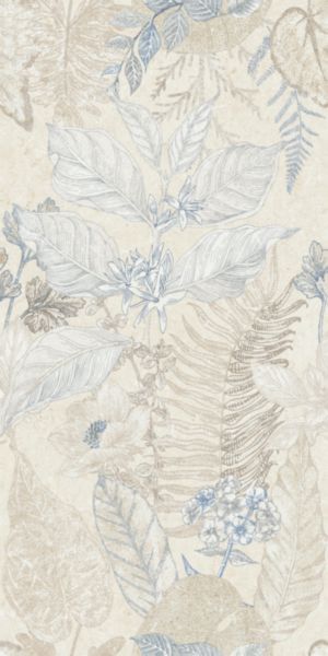 Grès cérame émaillé Naxos Mockup floralia light naturel rectifié t60 x 120 cm Réf. 0136916