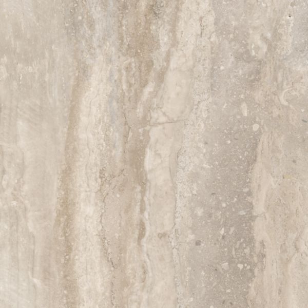 Panneau mural VIPANEL en alu-composite carissima classic travertin finition mat perle L1500 x H 2550 épaisseur 3 mm rèf. 1420001165