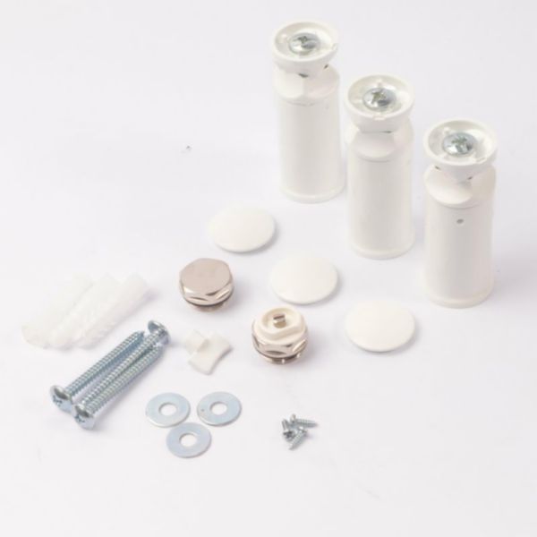 Kit fixations (x3) droit + bouchons ec réf : 098805