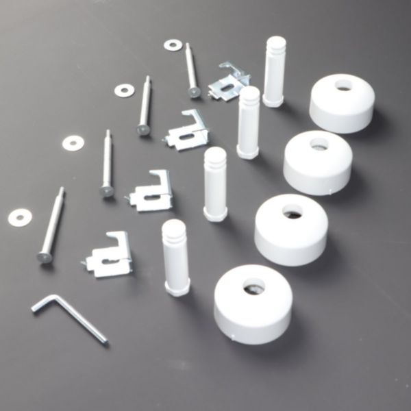 Kit support mural long blanc réf : 098896