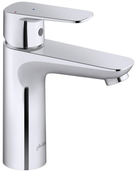 Mitigeur lavabo July+ M avec vidage démarrage eau froide Débit limité à 5l/mn Chrome réf. E35665-4-CP