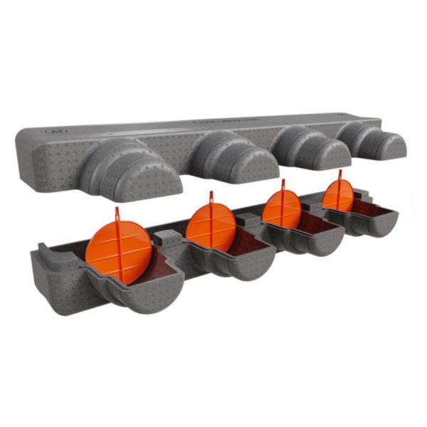 Image principale de Lot de 4 volets de réglage de débit d'air Ø 250 mm réf: VRD4XL
