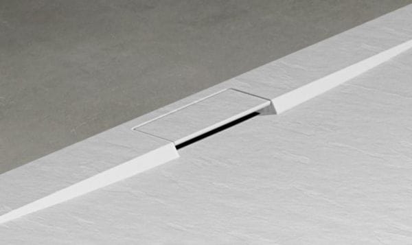 Receveur de douche ALTERNA Daily'C2 140x90 cm blanc effet ardoise antidérapant