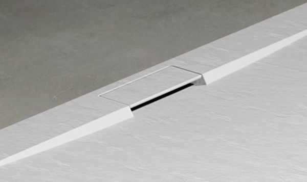 Receveur de douche ALTERNA Daily'C2 160x90 cm blanc effet ardoise antidérapant