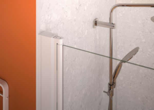 Profilé d'extension pour portes Smart Express+ blanc Réf : PROFILE73
