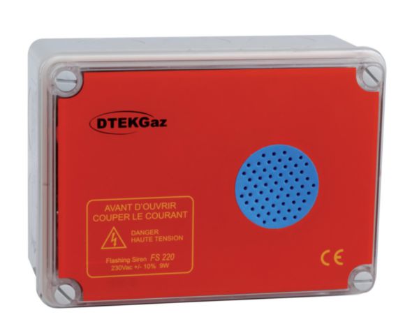 Alarme sonore avec flash 230V Réf. DTK20010