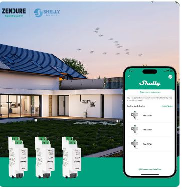 ZENDURE SHELLY PRO 3EM Monitoring REF: ZDSP3EM-WH-EU AR05234