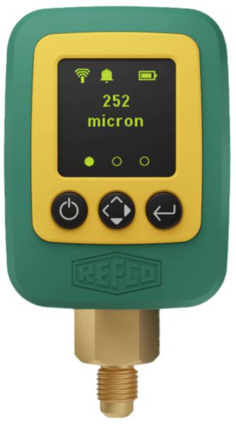 Vacuomètre digital sans fil - résolution 0.1 micron - 1/4SAE - REFVAC-RC Réf. 4688291