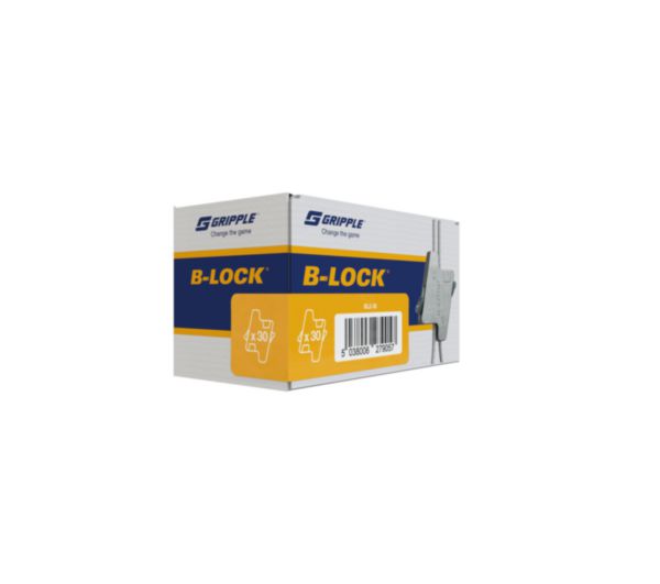 Boite de 30 galets B-Lock pour câble du Ø 1,5 au 2,5 mm. Charge de travail maximale : Ø 1,5 mm max 35 kg, Ø 2 mm max 60 kg et Ø 2,5 mm max 70 kg réf : BL2-30