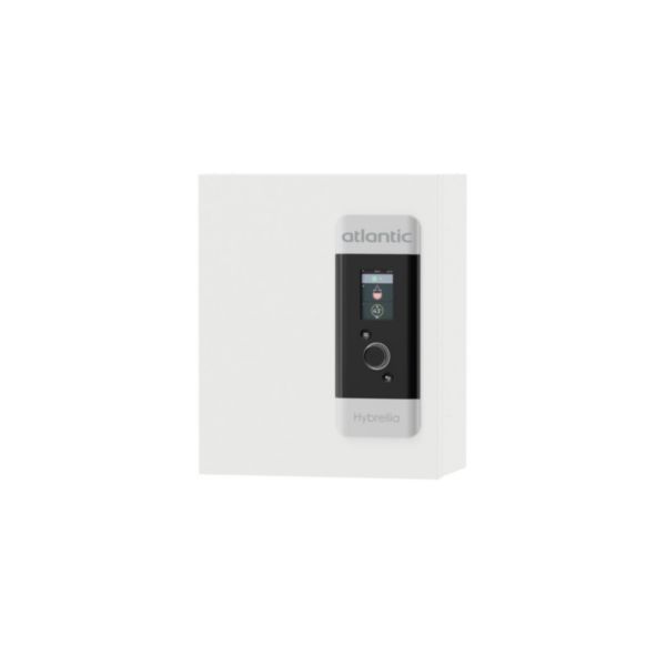 Ensemble pompe à chaleur air/eau hybride sol monobloc avec appoint gaz condensation 24 kW et ECS accumulée 135L Hybrellia 11 kW R32 Réf. 524919