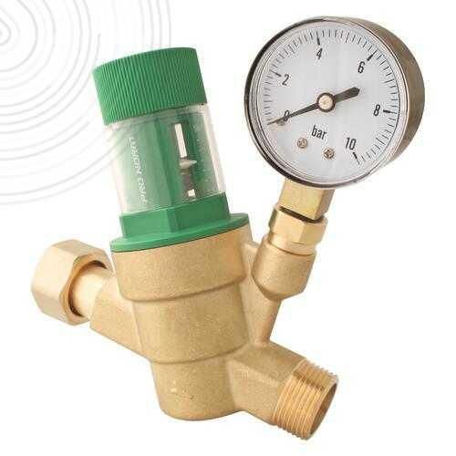 Réducteur de pression à membrane avec manomètre - Ecrou tournant - Mâle 3/4" Réf. 104010218