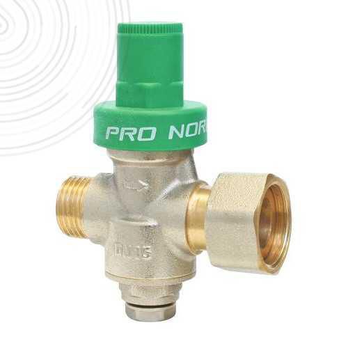 Réducteur de pression à piston - M 1/2" - Ecrou tournant 3/4" - Spécial Chauffe-eau Réf. 15191-20-15