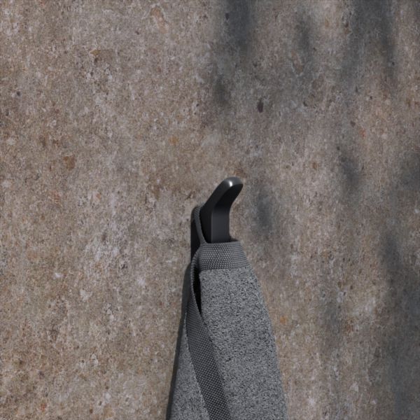 Patère Noir mat Réf. 14614370000