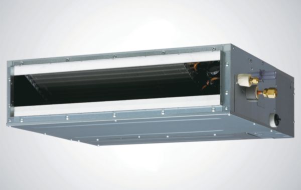 Unité Intérieure PAC Air/Air Gainable compact R32 - KLLA - 2000W - DC inverter - Pression statique réglable - Pompe de relevage intégrée - Compatible multi-splits - Télécommande filaire - Confort acoustique Réf. 730043
