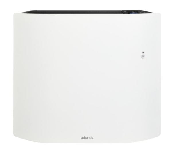 Radiateur électrique Divali  Néo Pilotage Intelligent connecté - Horizontal 1250W Blanc carat - double corps de chauffe fonte + film chauffant en façade réf : 507671