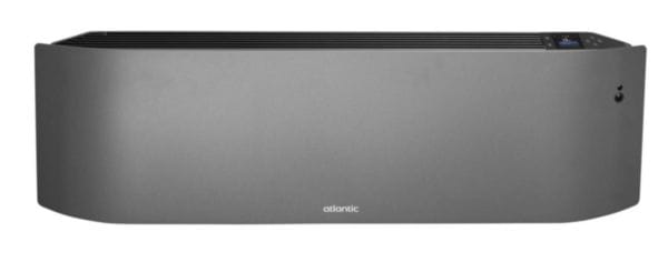 Radiateur électrique Divali  Néo Pilotage Intelligent connecté - Plinthe 1500W Gris étoilé - double corps de chauffe fonte + film chauffant en façade réf : 507682