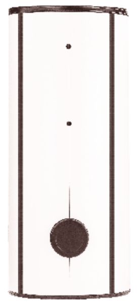 Préparateur ECS de 2500L, cuve et serpentin en acier émaillé, protection par anode en magnésium. Puissance échangée max de 89kW avec T° primaire à 70°C et de 130Kw avec T° primaire à 80°C. Réf. 7650485