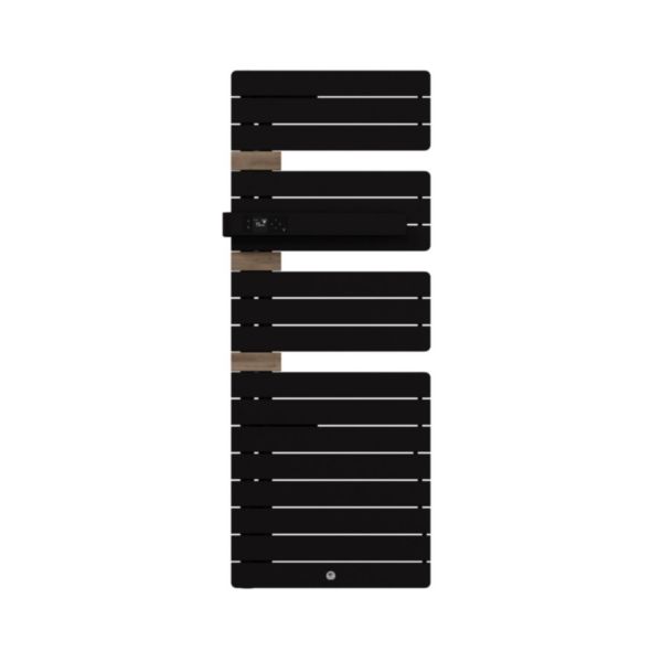 Sèche-serviettes électrique Allure 4 Classique MATG 0750W CARBONE/Entretoises Chêne réf : 483271