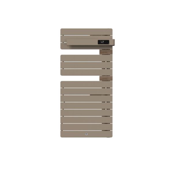 Sèche-serviettes électrique Allure 4 Classique Matd 0500W Sable/Chêne Fluide caloporteur Technologie 3CS 1 barre de portage réf : 483294