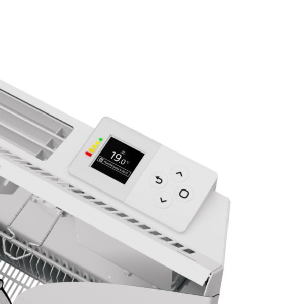 Radiateur chaleur douce électrique  connecté - SEVILLE Horizontal 1250W Blanc Réf. 443881