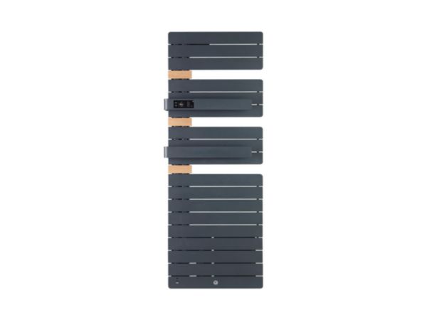Sèche-serviette Allure 3 Virtuose Matg 750W électrique avec soufflerie 1000W Ardoise/Che Fluide caloporteur Technologie 3CS (Triple Confort Système) Deux barres de portage Réf. 483139