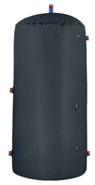 Ballon de stockage d’eau chaude sanitaire avec revêtement émaillé résistant aux hautes températures, muni d'une isolation de type M0 ainsi que d'un trou d'homme de 400mm (TH) LTC 2500 TH M0 Réf. 065270