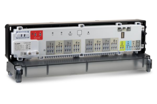 Centre ce câblage planch. chauf 8 zones Zigbee 2,4GHz RF réf : KL08RF
