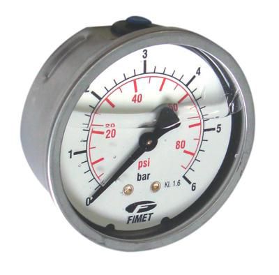 Manomètre GLYC axial D63 -1/4-0-10b Réf. 22049