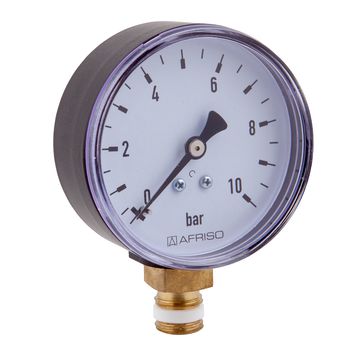 Manomètre ABS Ø63 RR 1/4" 0/10bar Réf. 63514